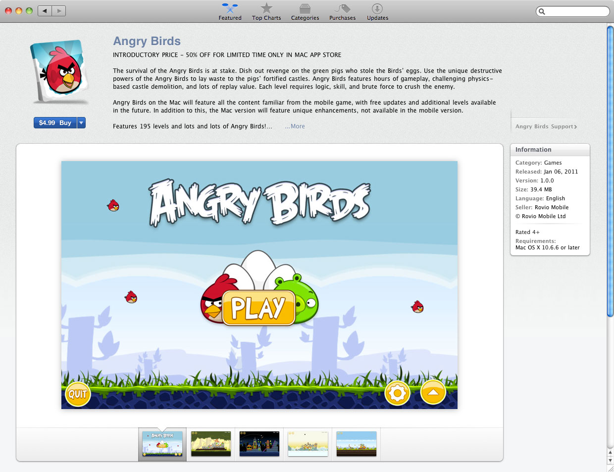 free angry bird download for mac