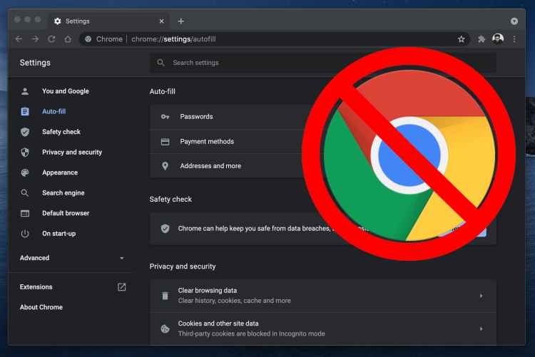 clear cookies and deny access to sites in chrome for mac